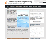 Tablet Screenshot of collegetheology.org